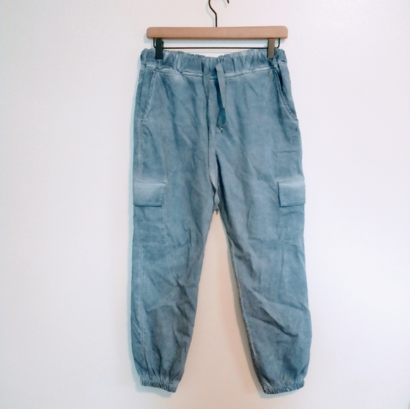 Pants - For Her blue sweatpants with drawstring size medium